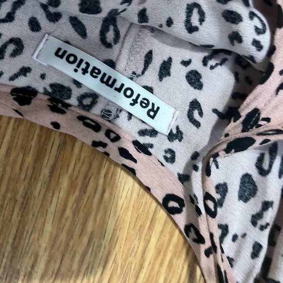 Reformation Vivette Mini Dress in Pink Size Small - Picture 6 of 9